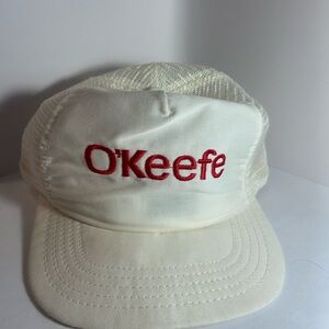 Cream Trucker Hat